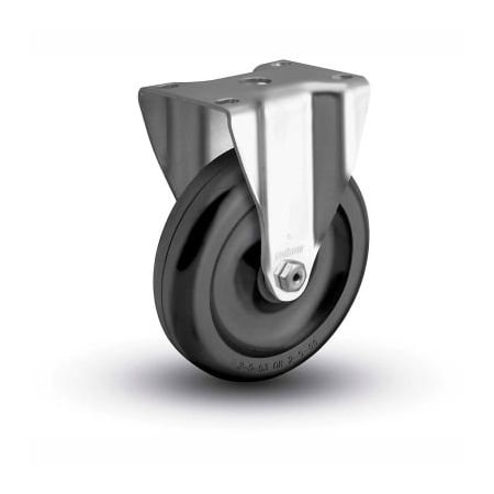 Colson Colson 2 Series Rigid Plate Caster 2.02208.53 - Solid Polyolefin 2-1/2" Dia. 200 Lb. Cap. 2.02208.53